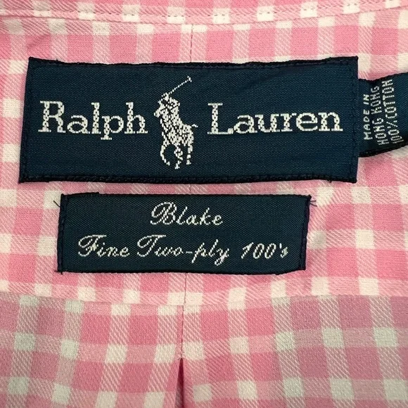 Polo by Ralph Lauren Pink Casual Button Down Shirt-Size S - Picture 10 of 12
